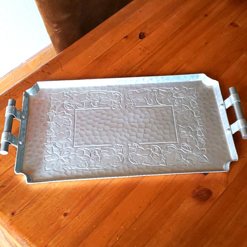 World Hand Forged Hand Hammered 16x8" Tray